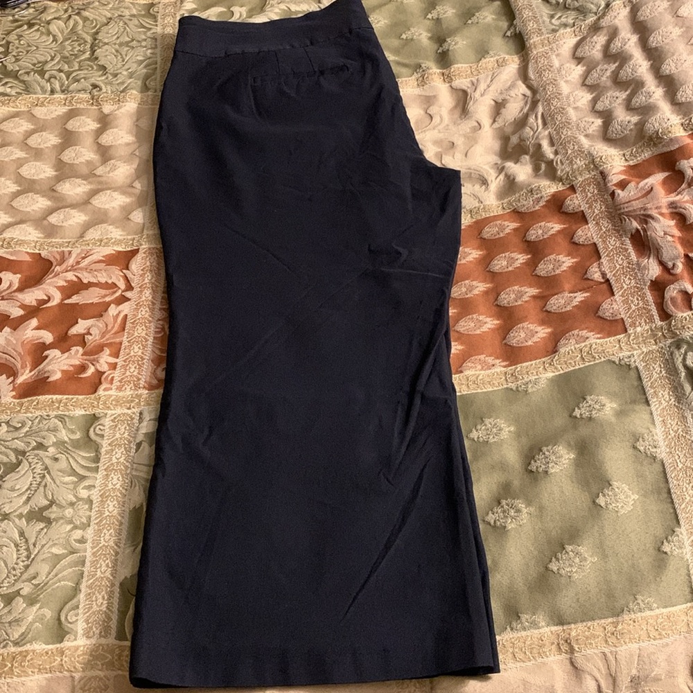 ATTYRE. Black Capris with a touch of Sparkle. Size 20W. Pull Up Style.